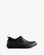 Hunter Men's Insulated Vegan Shearling Shoe Black - Image 2