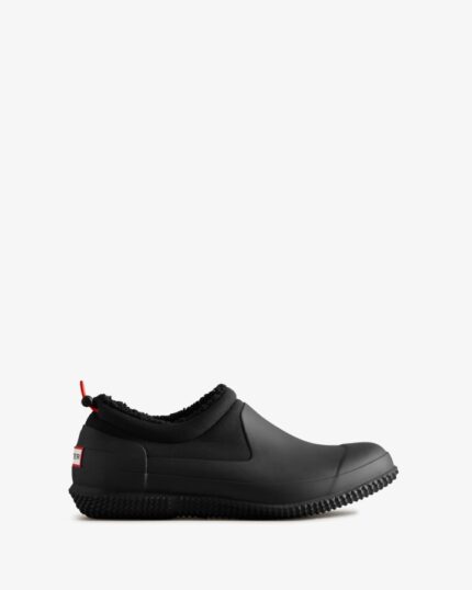 Hunter Men's Insulated Vegan Shearling Shoe Black
