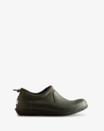 Hunter Men's Insulated Vegan Shearling Shoe Dark Olive - Image 2