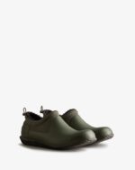 Hunter Men's Insulated Vegan Shearling Shoe Dark Olive - Image 3