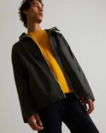 Hunter Men's Lightweight Waterproof Jacket Dark Olive - Image 3