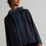 Hunter Men's Lightweight Waterproof Jacket Navy