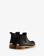 Hunter Men's Moc Toe Chelsea Boots Black - Image 4