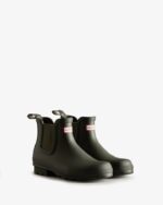 Hunter Men's Original Chelsea Boots Dark Olive - Image 3