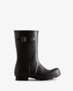 Hunter Men's Original Short Rain Boots Black - Image 2