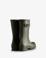 Hunter Men's Original Short Rain Boots Dark Olive - Image 4