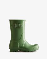Hunter Men's Original Short Rain Boots Fell Green - Image 2