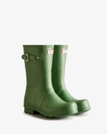 Hunter Men's Original Short Rain Boots Fell Green - Image 3
