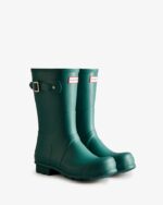 Hunter Men's Original Short Rain Boots Loch Awe Blue - Image 3