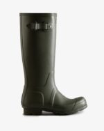 Hunter Men's Original Tall Rain Boots Dark Olive - Image 2