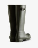 Hunter Men's Original Tall Rain Boots Dark Olive - Image 4