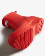 Hunter Men's Play Short Rain Boots Logo Red - Image 5