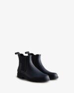 Hunter Men's Refined Slim Fit Chelsea Boots Navy - Image 3
