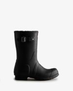 Hunter Men's Short Insulated Rain Boots Black - Image 2