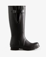 Hunter Men's Tall Side Adjustable Rain Boots Black - Image 2