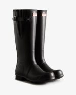 Hunter Men's Tall Side Adjustable Rain Boots Black - Image 3
