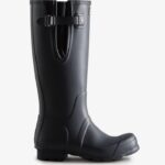 Hunter Men's Tall Side Adjustable Rain Boots Navy