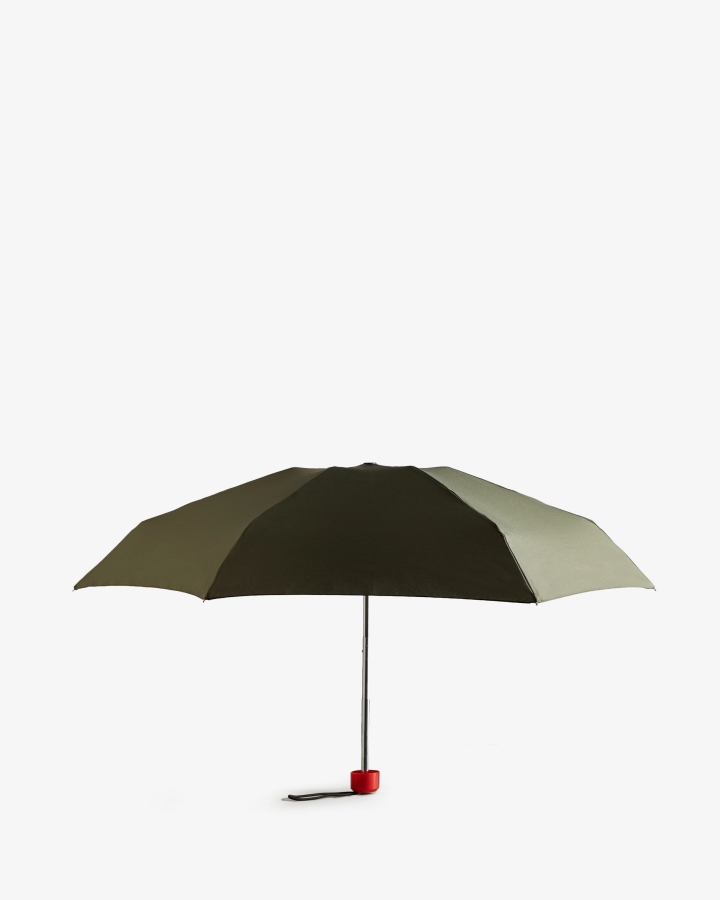 hunter_mini_compact_umbrella_dark_olive.jpg Hunter Mini Compact Umbrella Dark Olive - Image 1