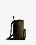 Hunter Mini Nylon Pioneer Top Clip Backpack Dark Olive - Image 4