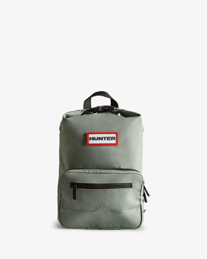 hunter_mini_nylon_pioneer_top_clip_backpack_sweet_gale_green.jpg Hunter Mini Nylon Pioneer Top Clip Backpack Sweet Gale Green - Image 1