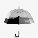 Hunter Moustache Bubble Umbrella Black