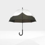 Hunter Moustache Bubble Umbrella Dark Olive