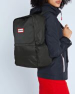 Hunter Nylon Large Backpack Dark Olive - Image 2