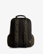 Hunter Nylon Large Backpack Dark Olive - Image 5
