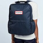 Hunter Nylon Large Backpack Navy