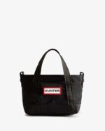 Hunter Nylon Mini Top Clip Tote Bag Black - Image 2