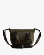 Hunter Nylon Mini Top Clip Tote Bag Dark Olive - Image 3