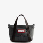 Hunter Nylon Mini Top Clip Tote Bag Navy