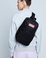Hunter Nylon One Shoulder Bag Black - Image 2