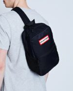 Hunter Nylon One Shoulder Bag Black - Image 4