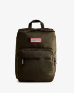 Hunter Nylon Pioneer Top Clip Backpack Dark Olive - Image 2