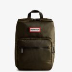Hunter Nylon Pioneer Top Clip Backpack Dark Olive