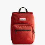 Hunter Nylon Pioneer Top Clip Backpack Military Red