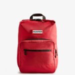 Hunter Nylon Pioneer Top Clip Backpack Rowan Pink