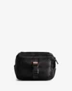 Hunter Nylon Three-Way Top Clip Crossbody Bag Black - Image 2