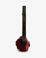 Hunter Nylon Three-Way Top Clip Crossbody Bag Fall Red - Image 4
