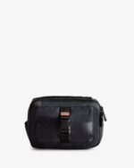 Hunter Nylon Three-Way Top Clip Crossbody Bag Navy