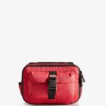 Hunter Nylon Three-Way Top Clip Crossbody Bag Rowan Pink