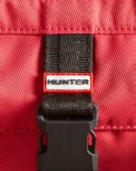 Hunter Nylon Three-Way Top Clip Crossbody Bag Rowan Pink - Image 4