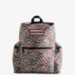 Hunter Nylon Top Clip Lunar New Year Tiger Print Backpack Black-White