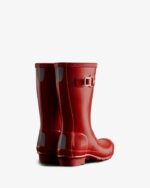 Hunter Original Big Kids (5-11 Years) Gloss Rain Boots Military Red - Image 4