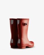 Hunter Original Big Kids (5-11 Years) Rain Boots Military Red - Image 4