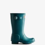 Hunter Original Big Kids (5-11 Years) Rain Boots Opaline Blue