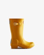 Hunter Original Big Kids (5-11 Years) Rain Boots Yellow - Image 2