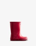 Hunter Original Kids First (18 Months-8 Years) Gloss Rain Boots Bright Pink