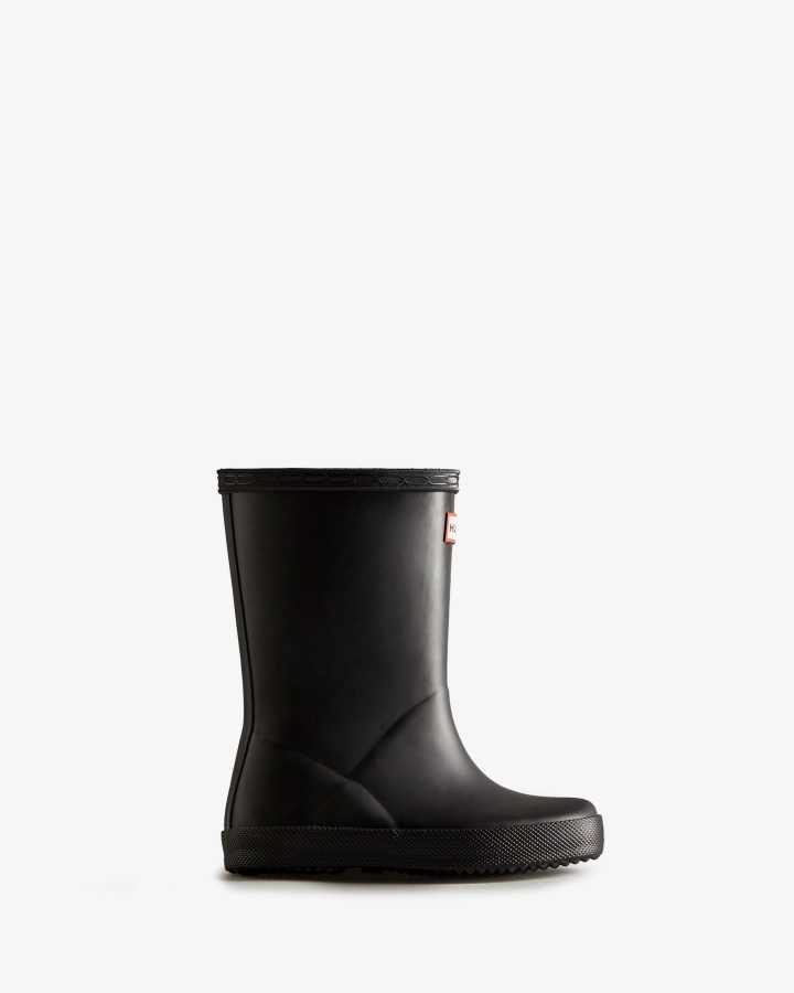 Hunter Original Kids First (18 Months-8 Years) Rain Boots Black - Image 2